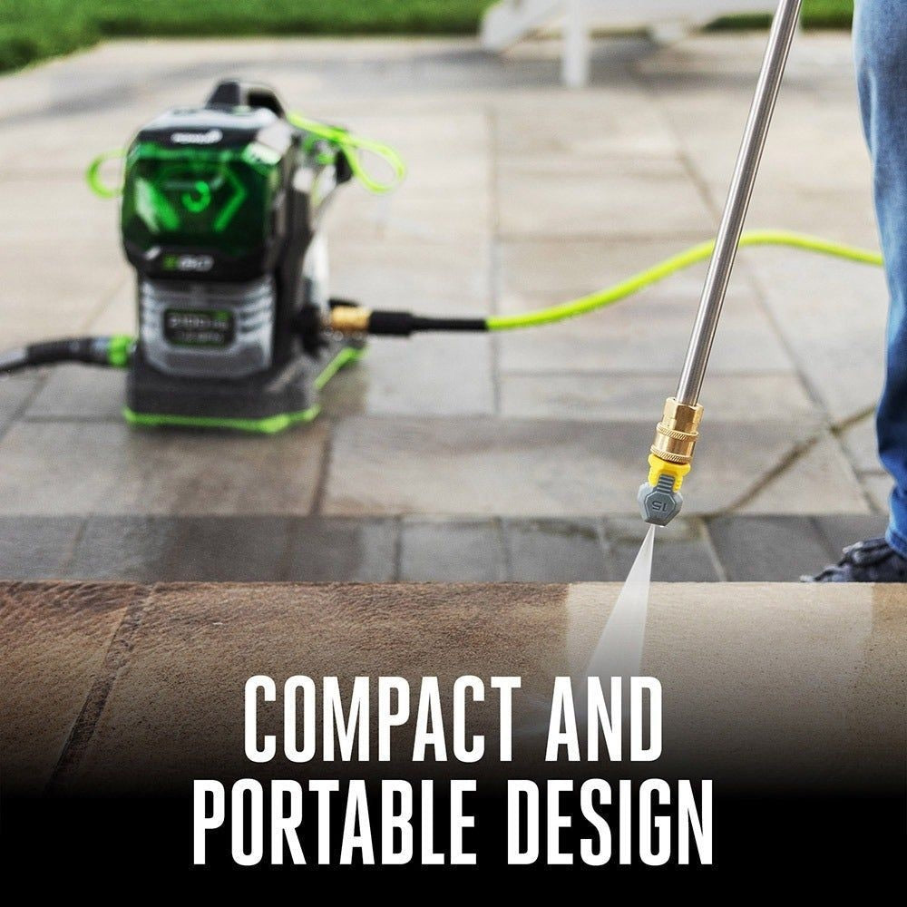 EGO POWER+ 56V 2100 PSI Compact Pressure Washer with 6.0Ah Battery and 320W Charger, HPW2105