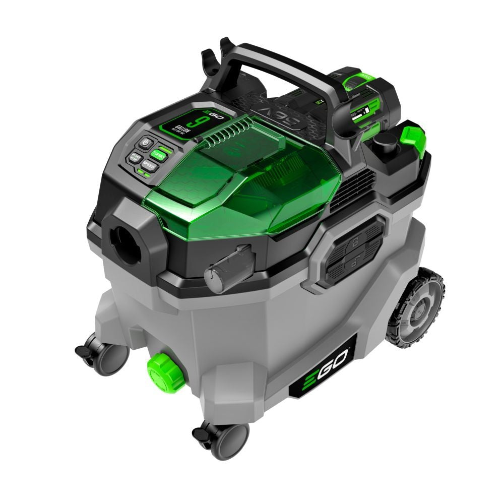EGO Power+ 9-Gallon Wet/Dry Vacuum with 5.0Ah Battery and 320W Charger