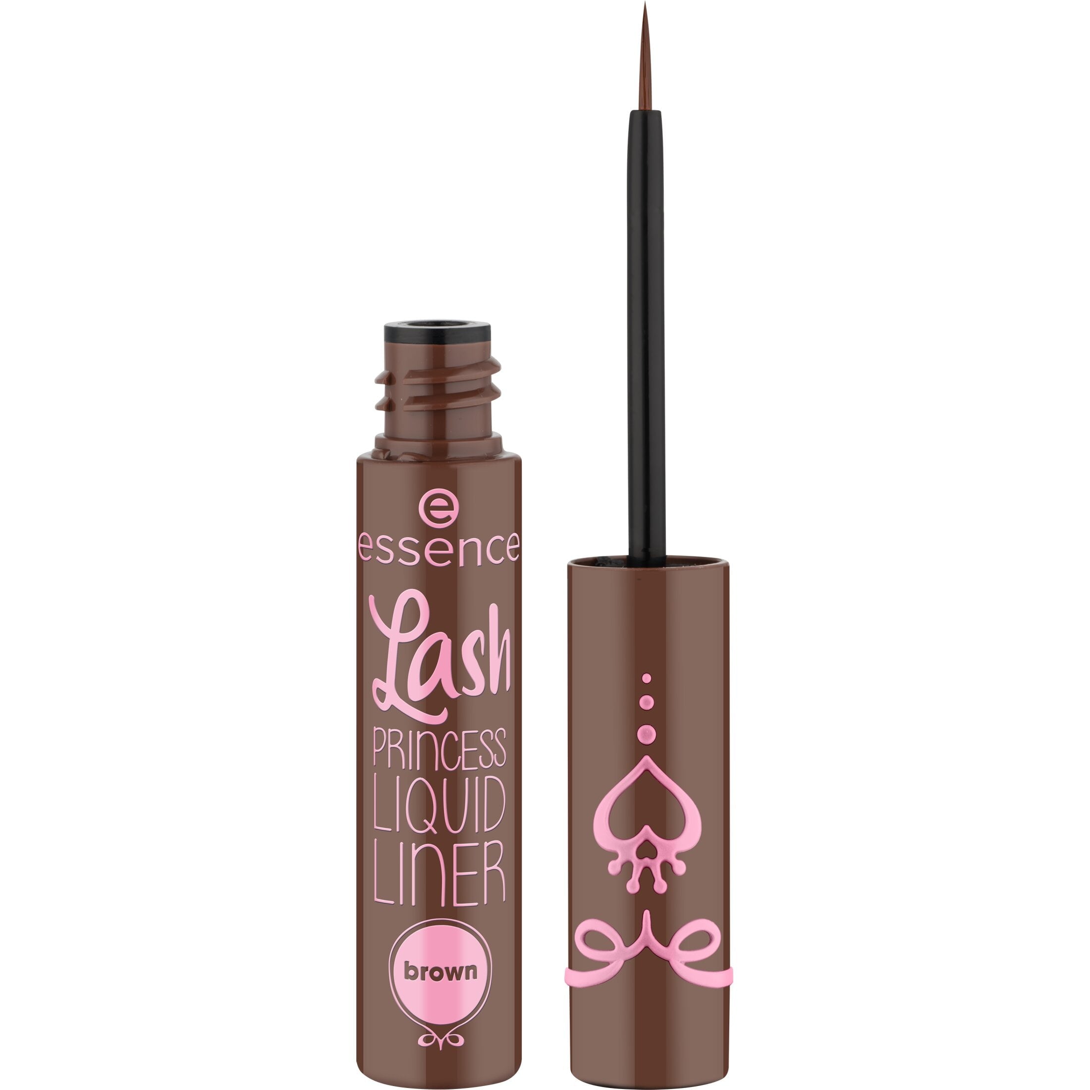 Lash Princess Liquid Eye Liner, Brush-Tip, Black Waterproof