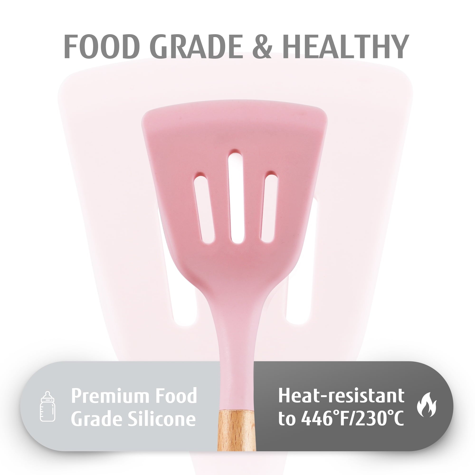 32 PCS Silicone Cooking Utensils Set, 446°F for Nonstick Cookware