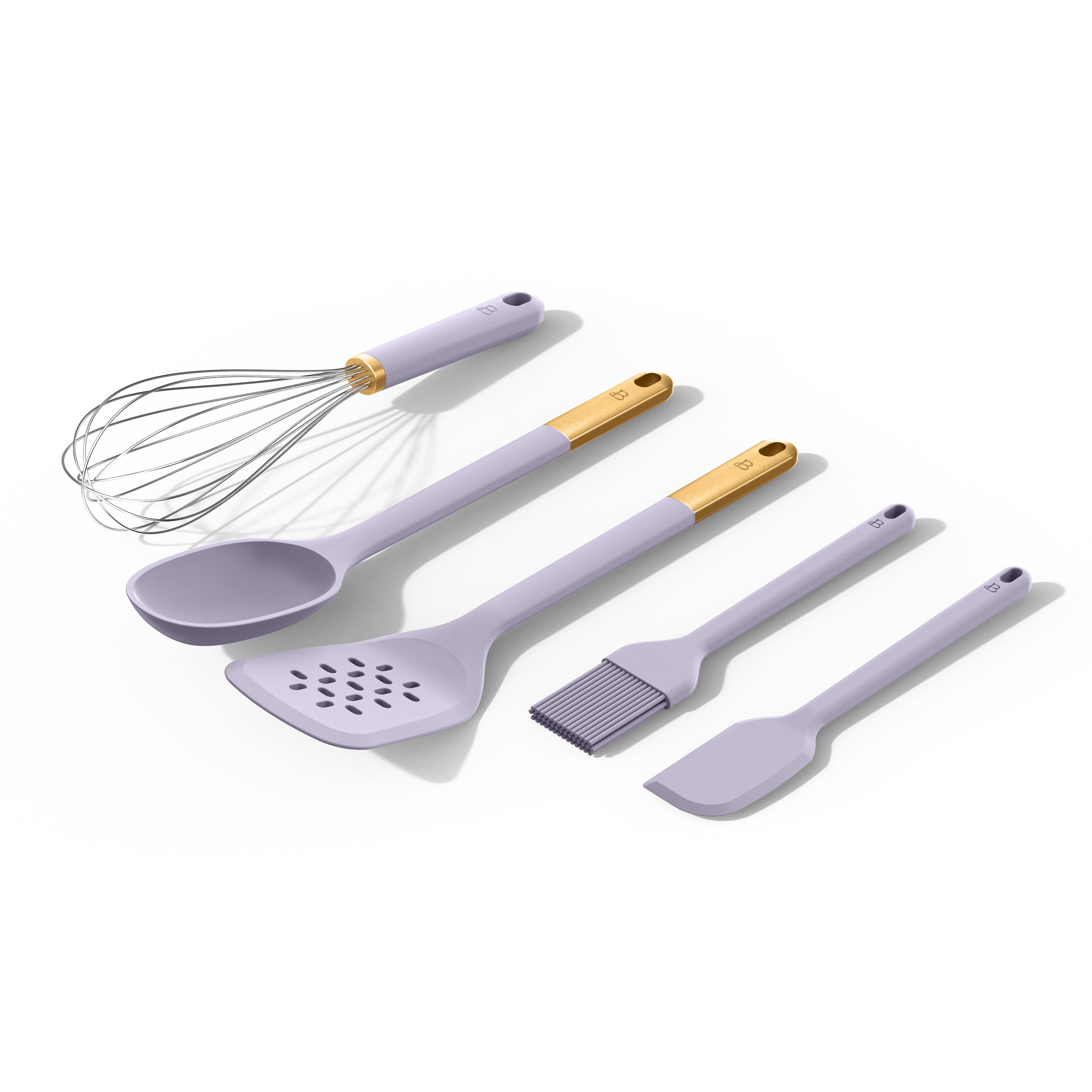 5-Piece Kitchen Tool Set, Porcini Taupe by Drew Barrymore