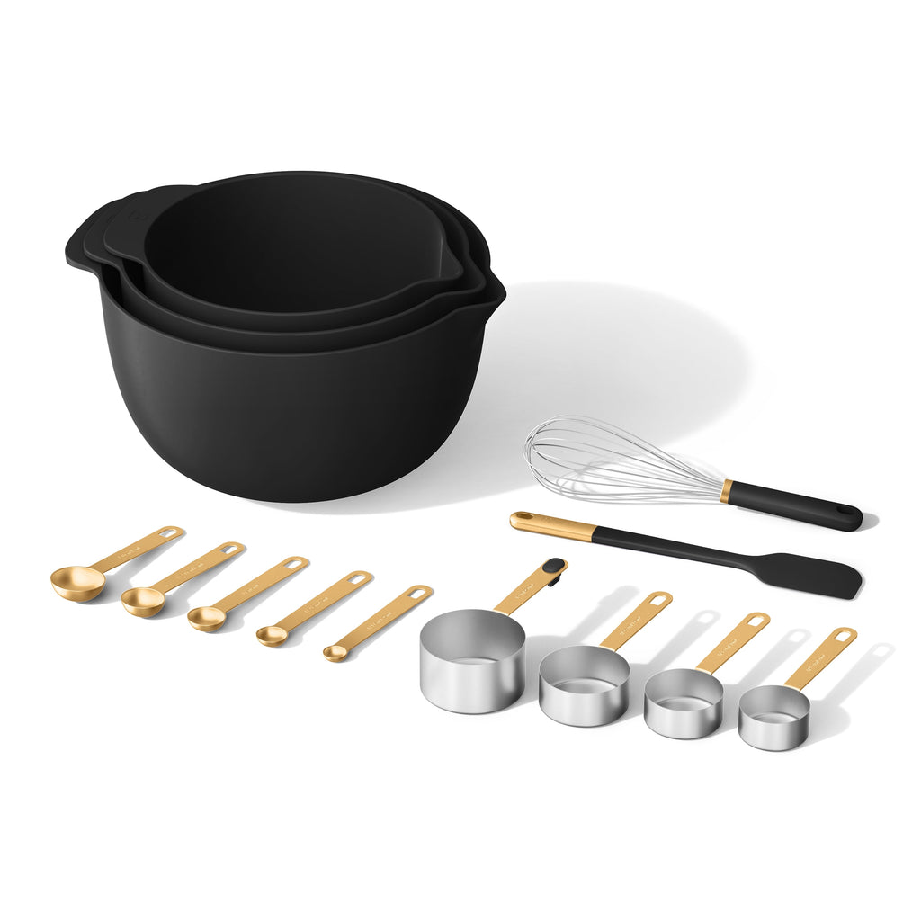 14-Piece Mix &amp; Measure Set, Porcini Taupe by Drew Barrymore