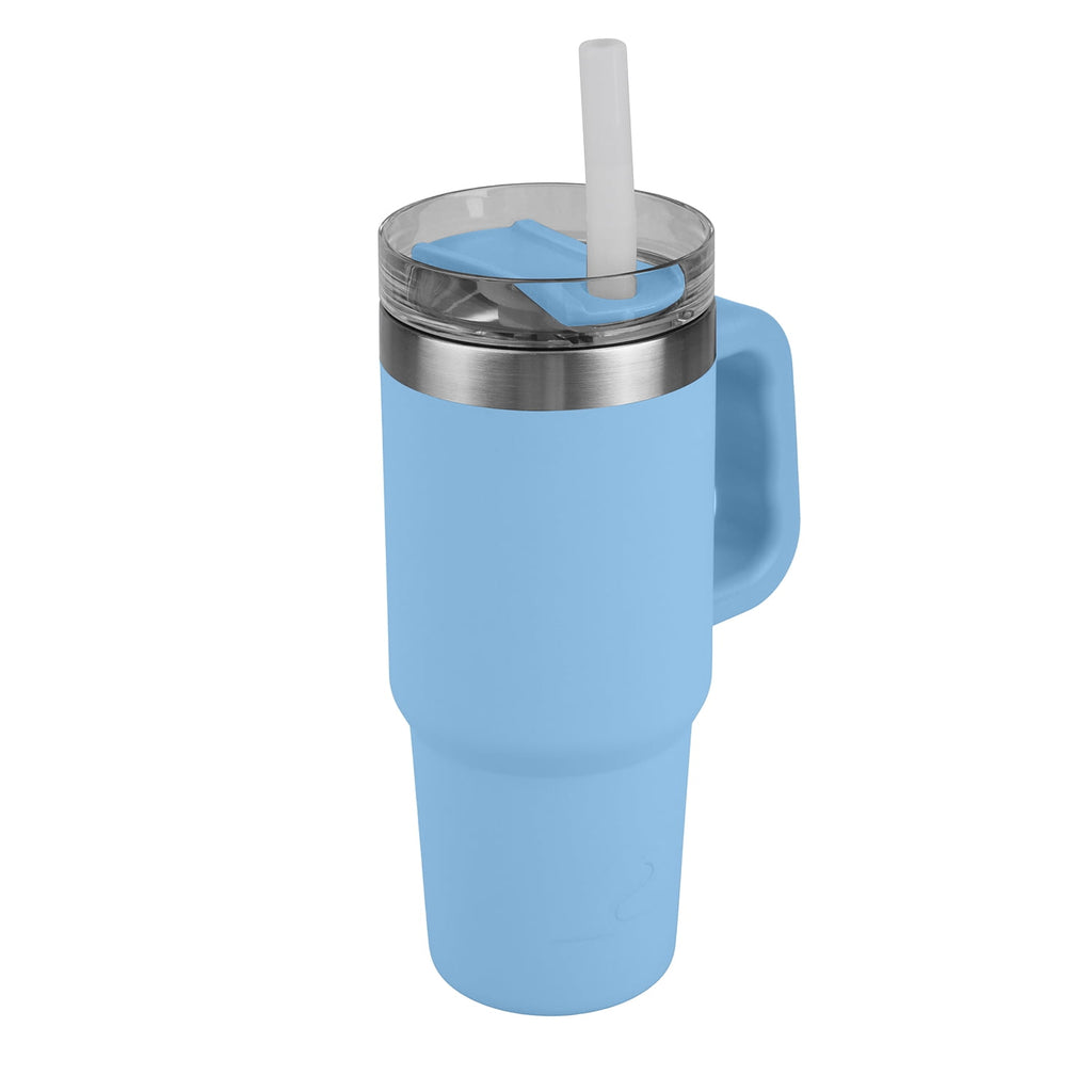 Ozark Trail 18 oz Stainless Steel Insulated Tumbler with Handle, Black