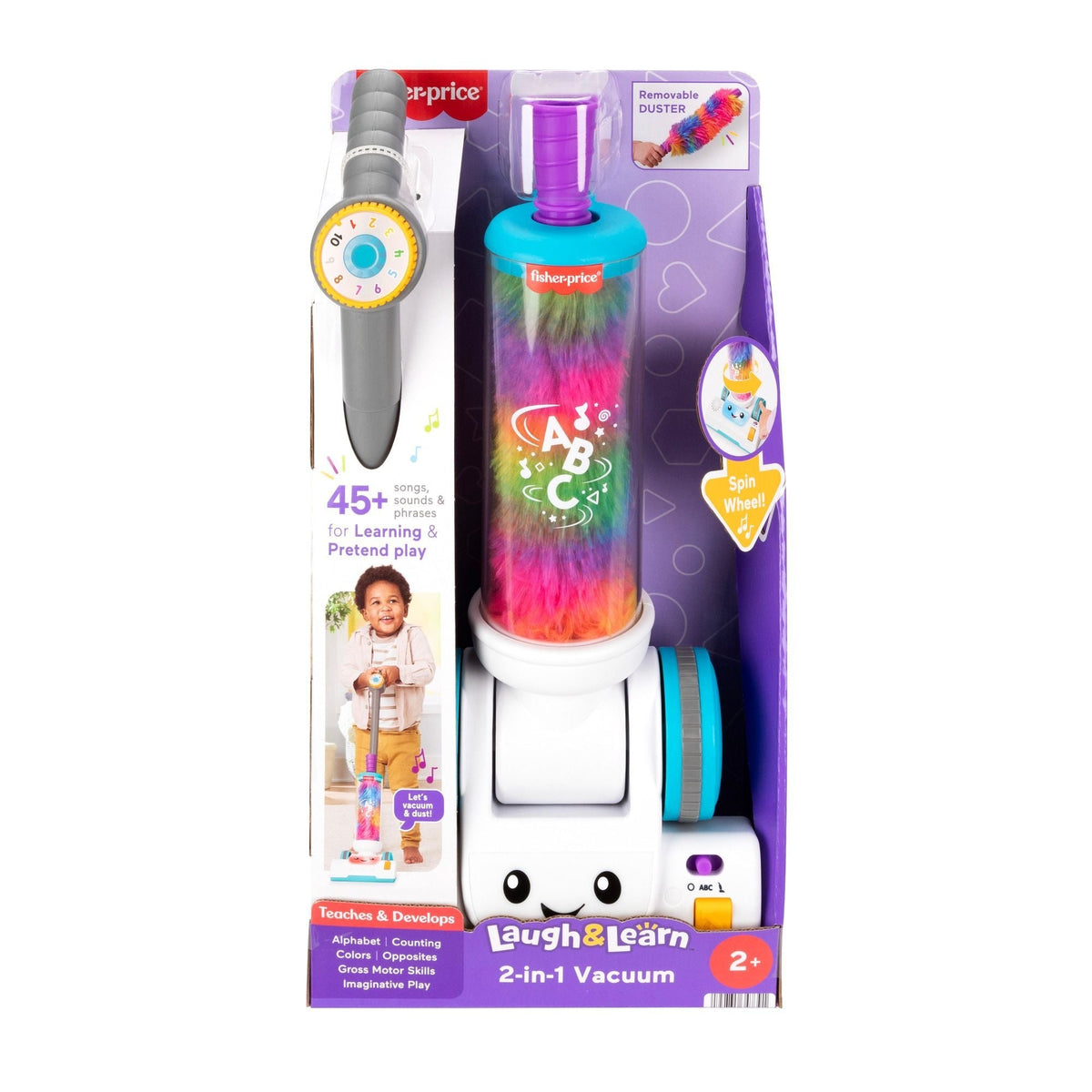 Fisher Price Laugh and Learn 2-in-1 Vacuum Electronic Toy