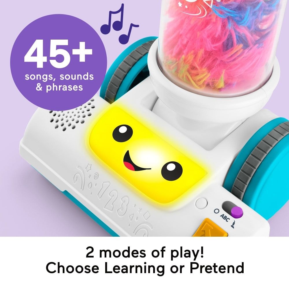 Fisher Price Laugh and Learn 2-in-1 Vacuum Electronic Toy