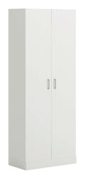 For Living 2-Door Storage/Pantry Cabinet With Adjustable Shelves, White