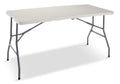 For Living Folding Compact Table, Indoor/Outdoor, 5-ft