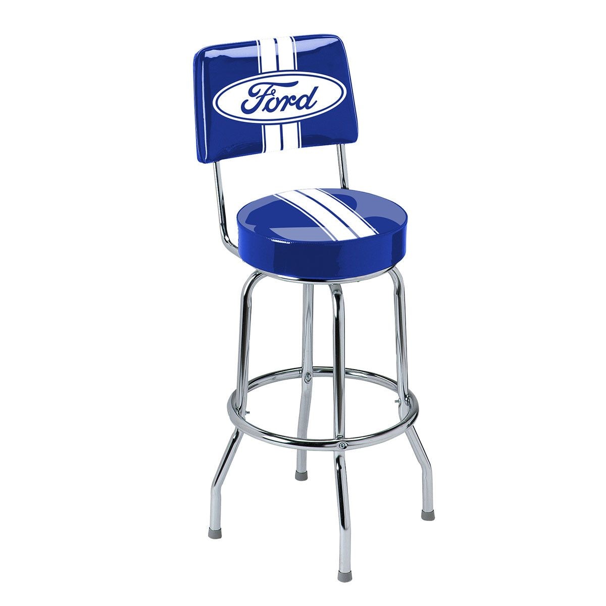 Ford Swivel Bar Stool with Backrest