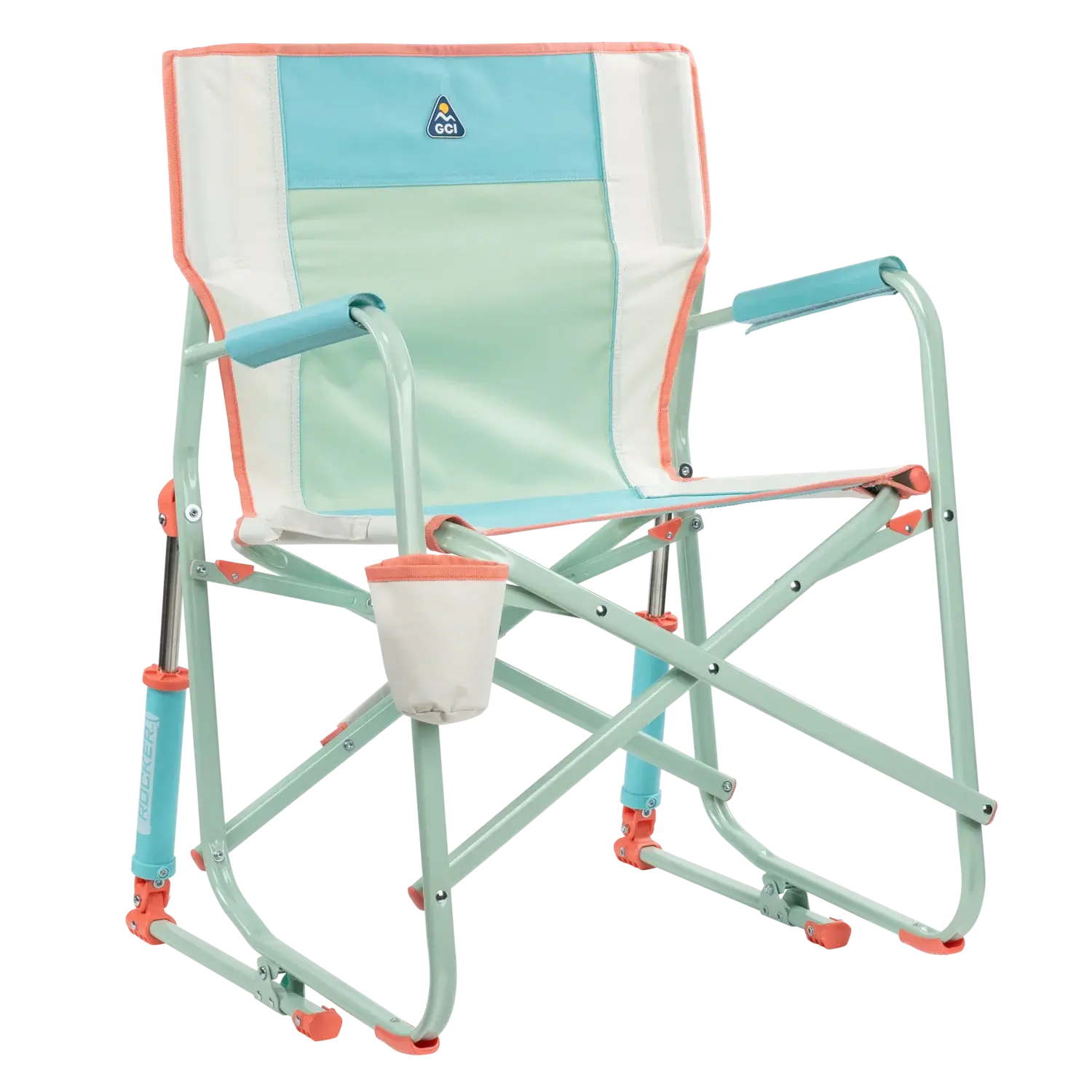 Freestyle Rocker, Ivory Color Block, Front Right