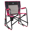 Front right view of the pink shockwave Freestyle Rocker.