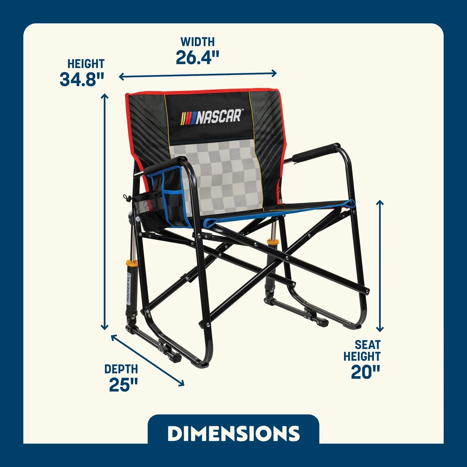 GCI Outdoor Freestyle Rocker XL™ - NASCAR