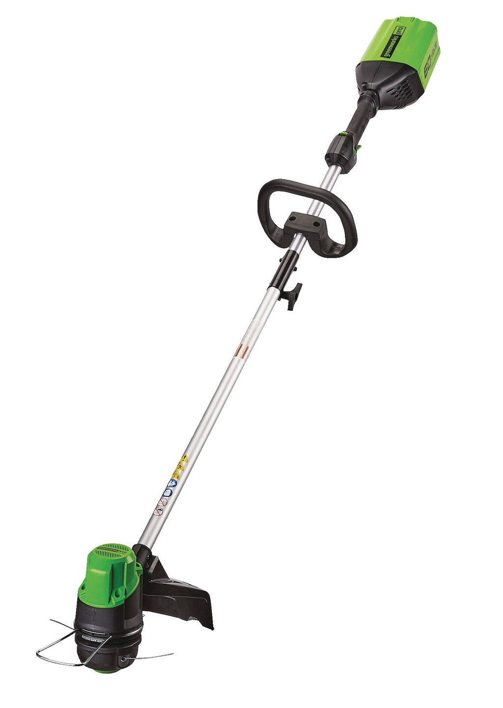 Greenworks 2-in-1 60V 4Ah Battery, Cordless Push Lawn Mower + String Trimmer, 17-in + 13-in