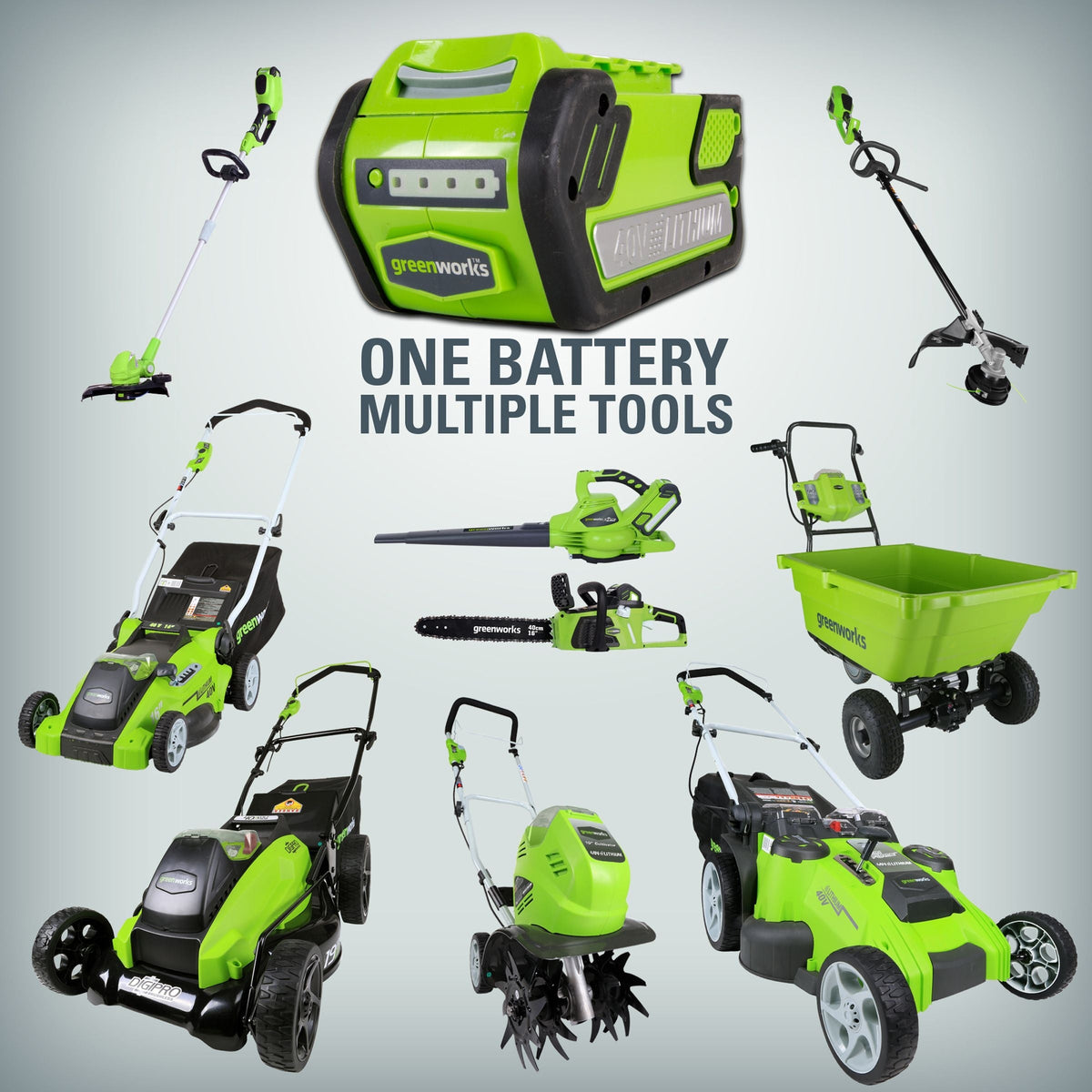 Greenworks Replacement 40V 4Ah Lithium-Ion Battery