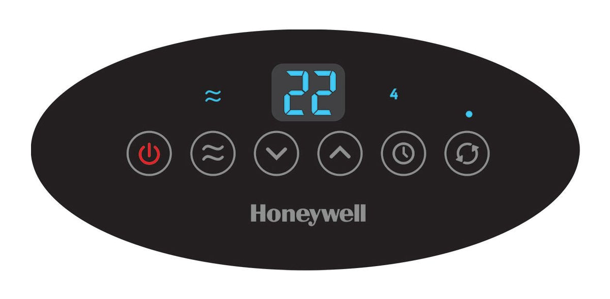Honeywell HCE352C Digital Tower Ceramic Space Heater withThermostat, 1500W, Black