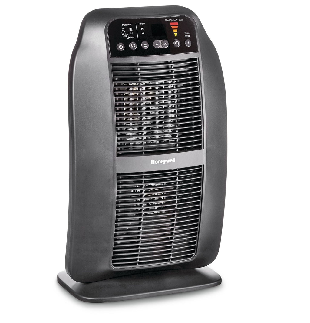 Honeywell HCE840BC HeatGenius Multizone Ceramic Space Heater, 1500W, Black