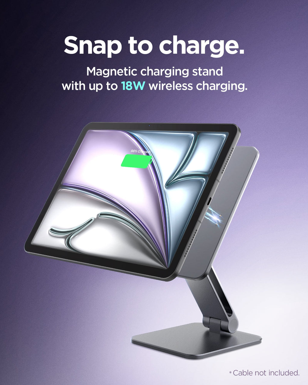 Spigen iPad Magnetic Wireless Charging Stand (Mag Fit)