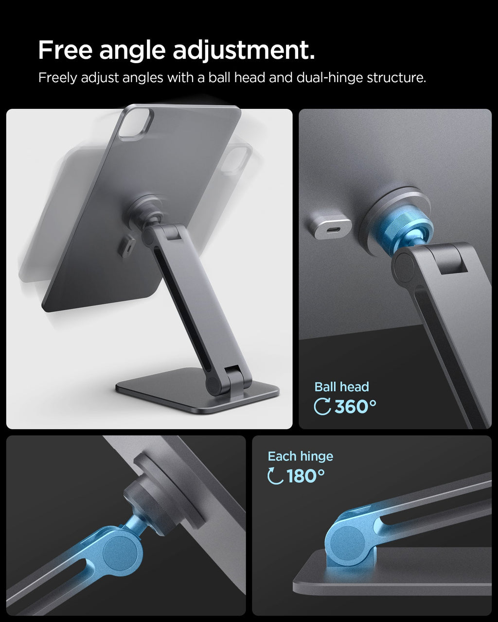 Spigen iPad Magnetic Wireless Charging Stand (Mag Fit)