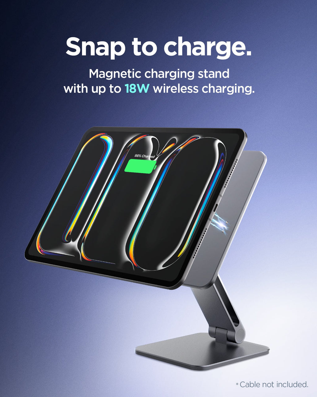 Spigen iPad Magnetic Wireless Charging Stand (Mag Fit)