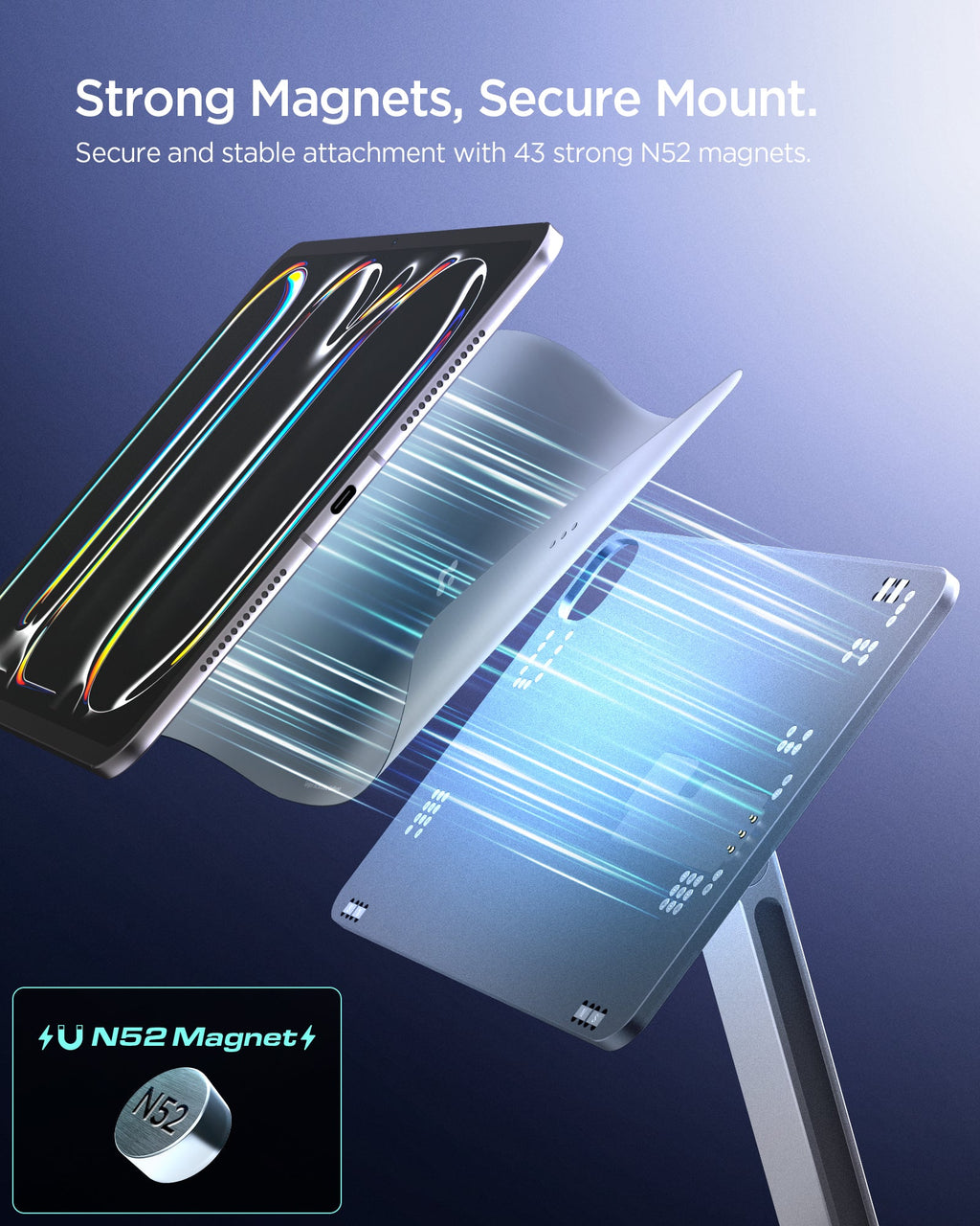 Spigen iPad Magnetic Wireless Charging Stand (Mag Fit)