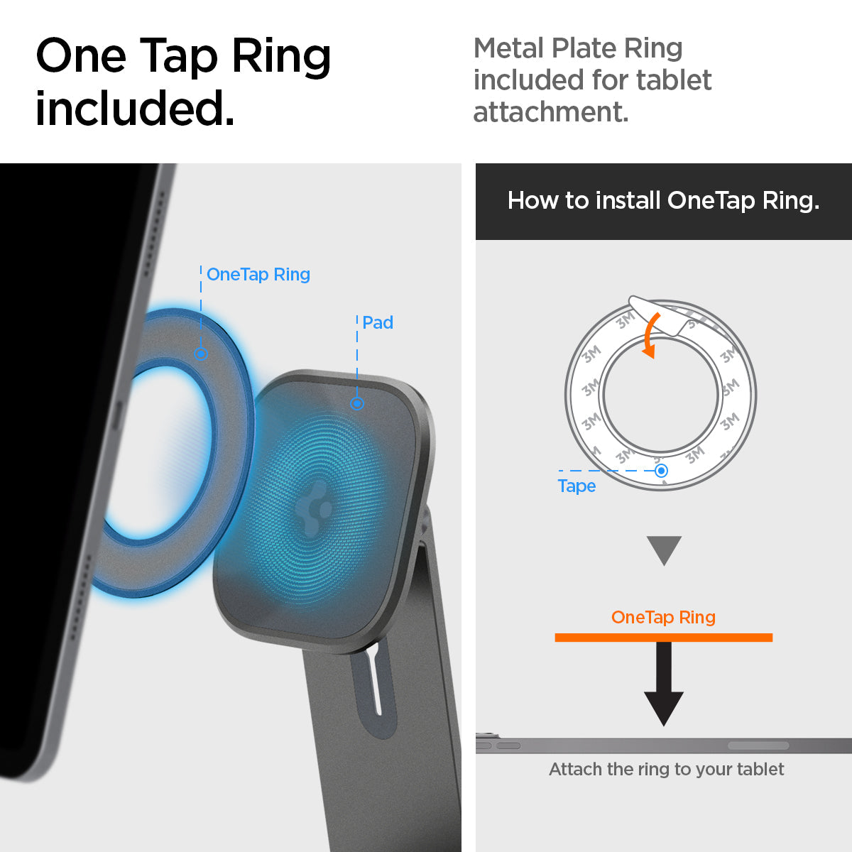 Spigen Nanotac™ OneTap Easel Stand (Mag Fit)