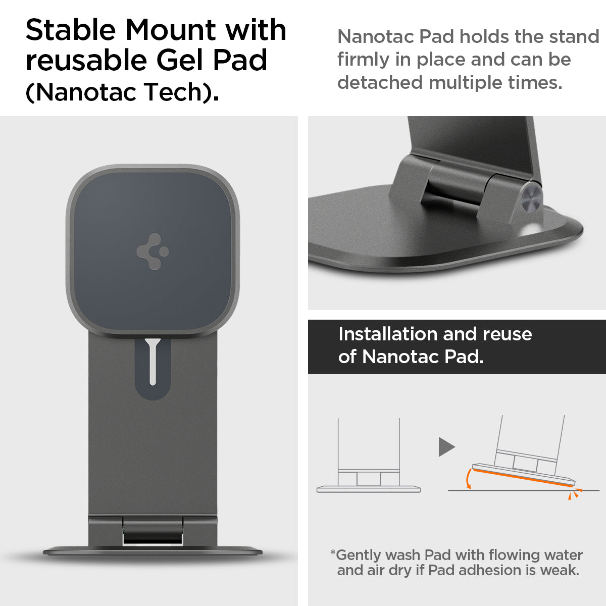 Spigen Nanotac™ OneTap Easel Stand (Mag Fit)
