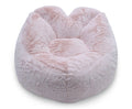 Kids' Plush Pink Heart Chair