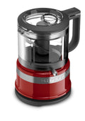 KitchenAid Compact 3.5 Cup Food Chopper/Mini Food Processor with Dishwasher Safe Parts, Empire Red