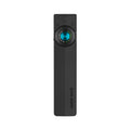 EDC Flat Flashlight Rechargeable with Green Beam, UV and White LED,1500 Lumens USB-C Pocket Camping Flashlight, Spotlight Floodlight for Outdoor Emergency Working (Matte Black CW)
