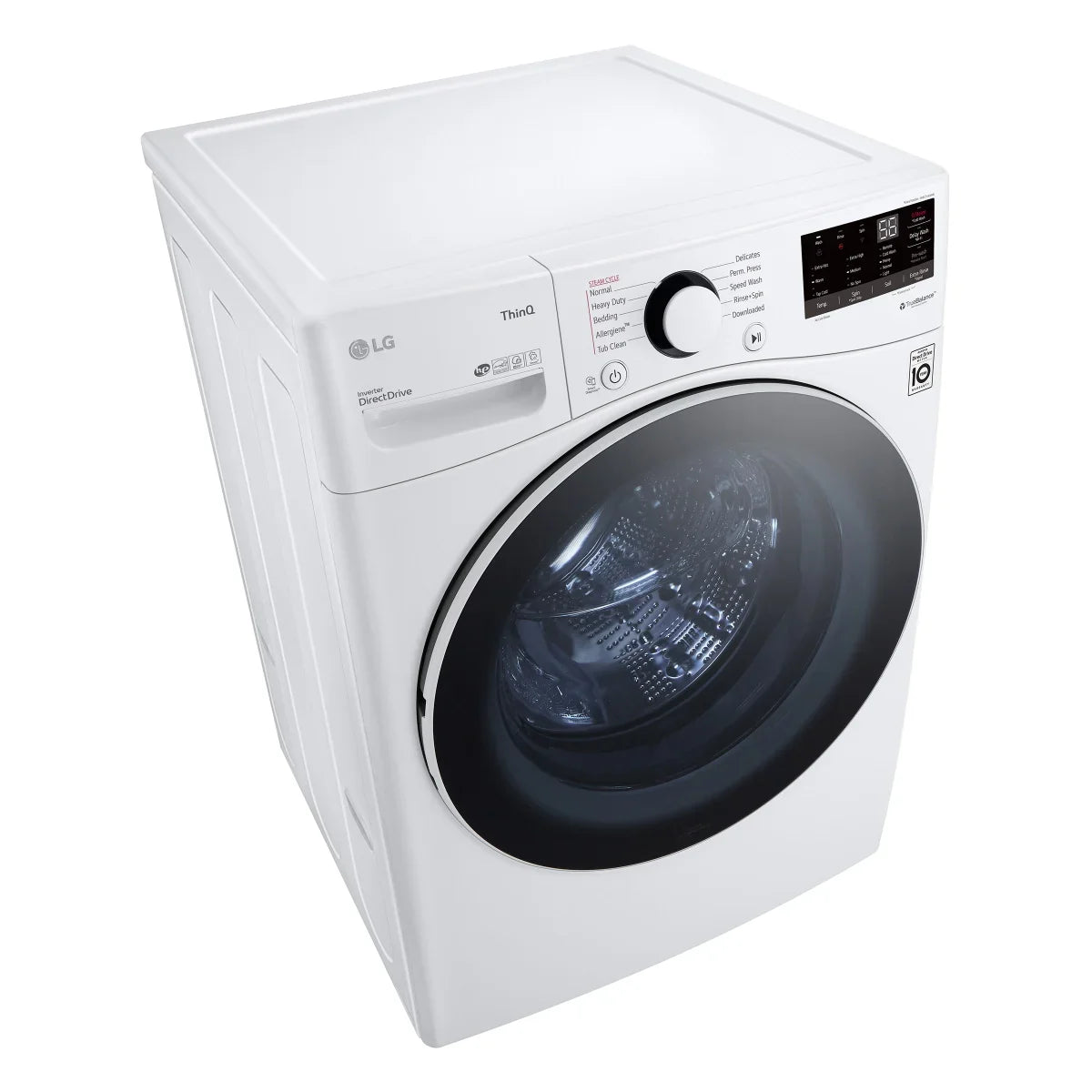LG Graphite Steel 5.2 cu. ft. AI DD Front Load Steam Washer with ThinQ Technology (Wi-Fi Enabled)