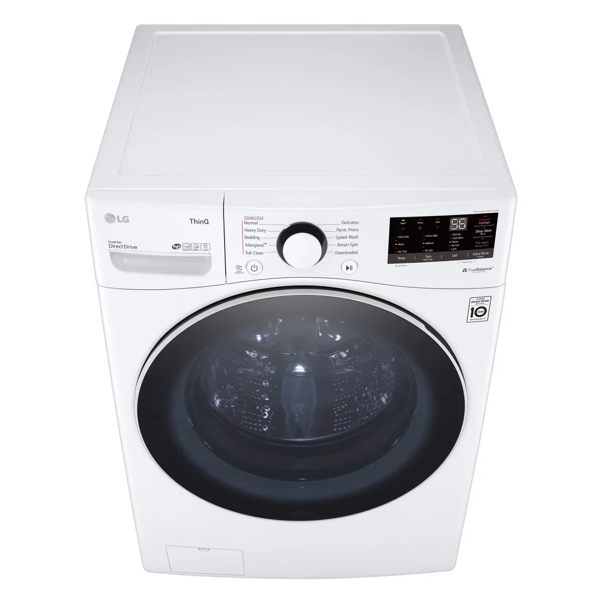 LG Graphite Steel 5.2 cu. ft. AI DD Front Load Steam Washer with ThinQ Technology (Wi-Fi Enabled)