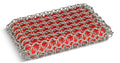 Lodge Dishwasher-Safe Cast Iron Scrubbing Pad, Red