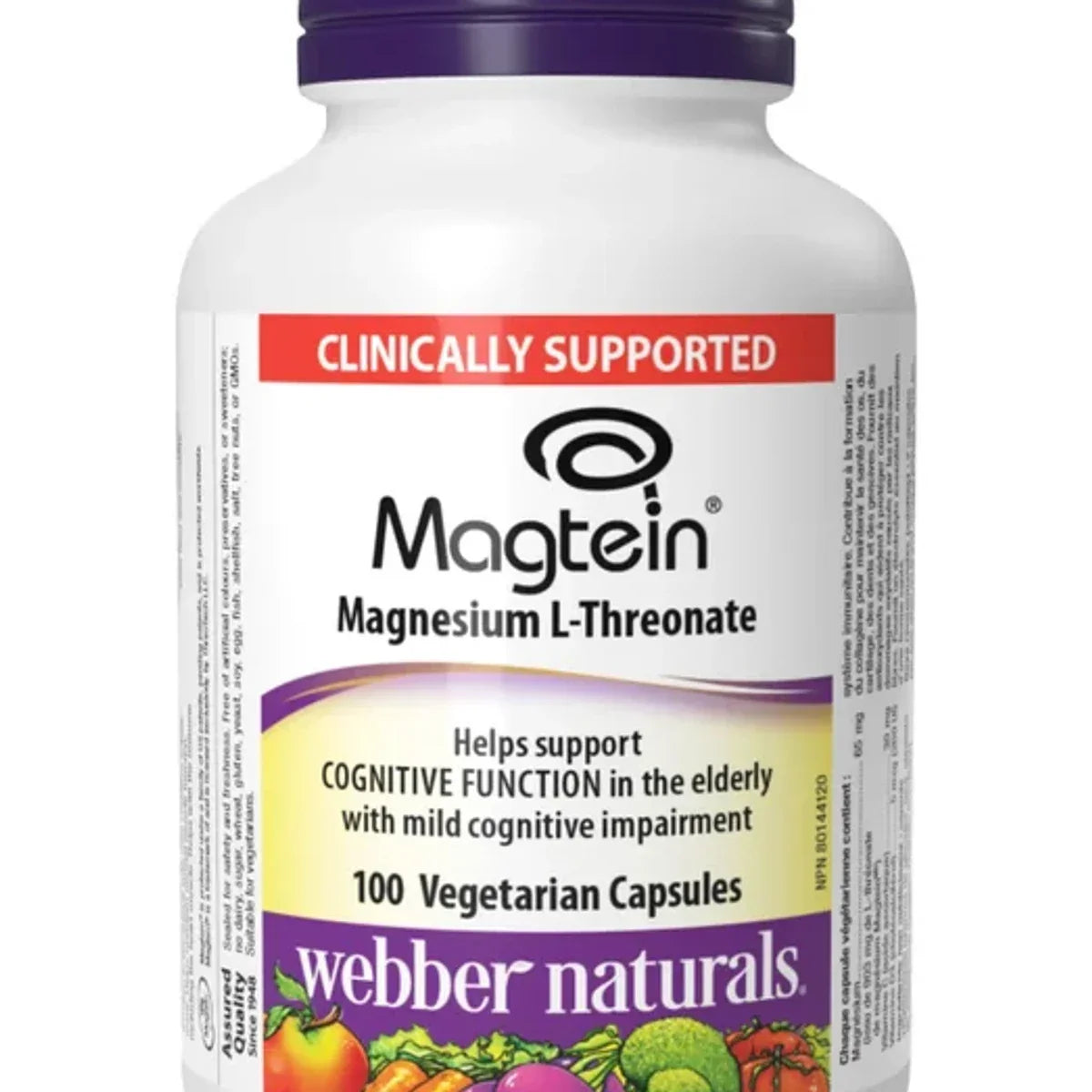 Magtein Magnesium L-Threonate 100 Vcaps