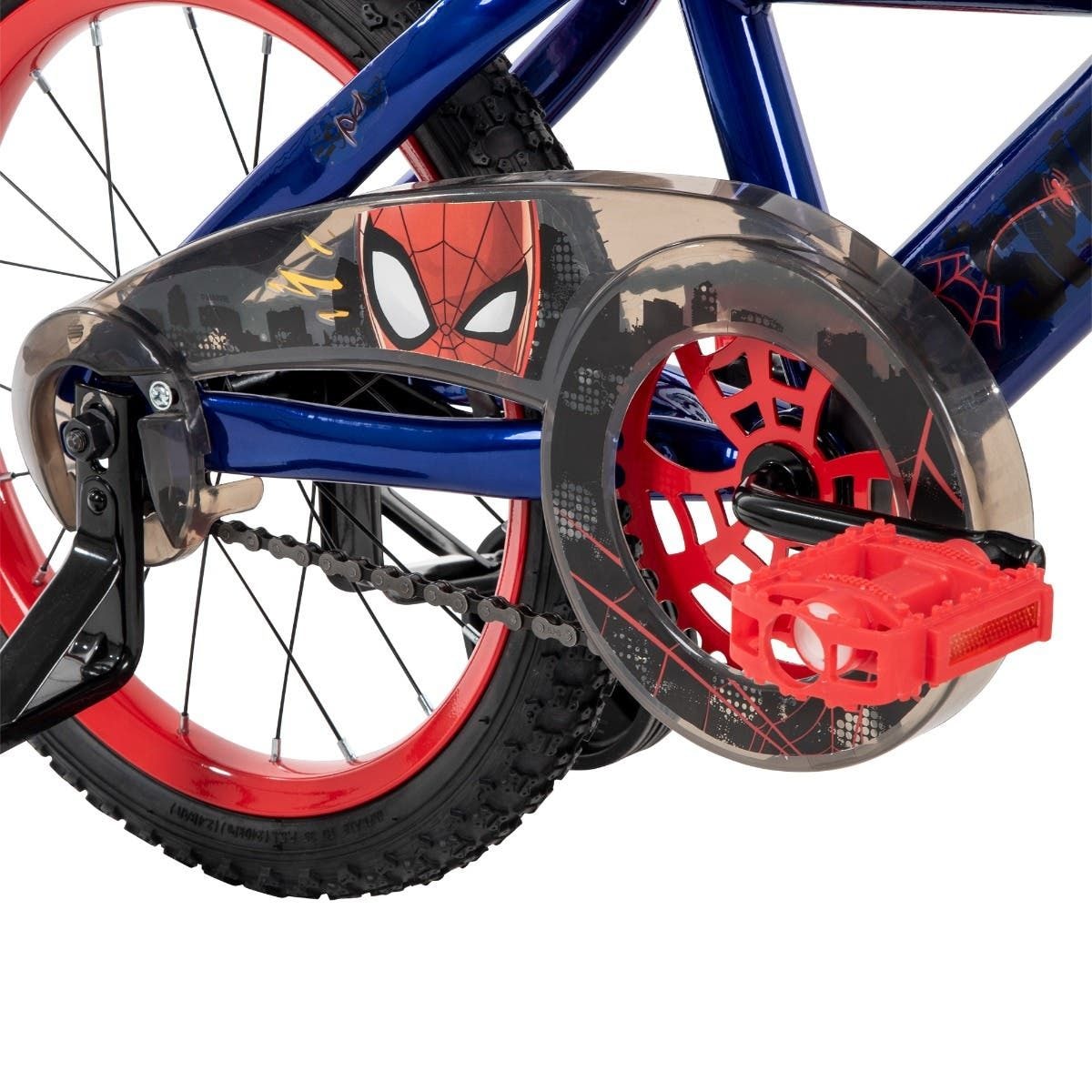 Marvel Spider-Man Kids' Bike, 16-in Wheel, Red/Blue