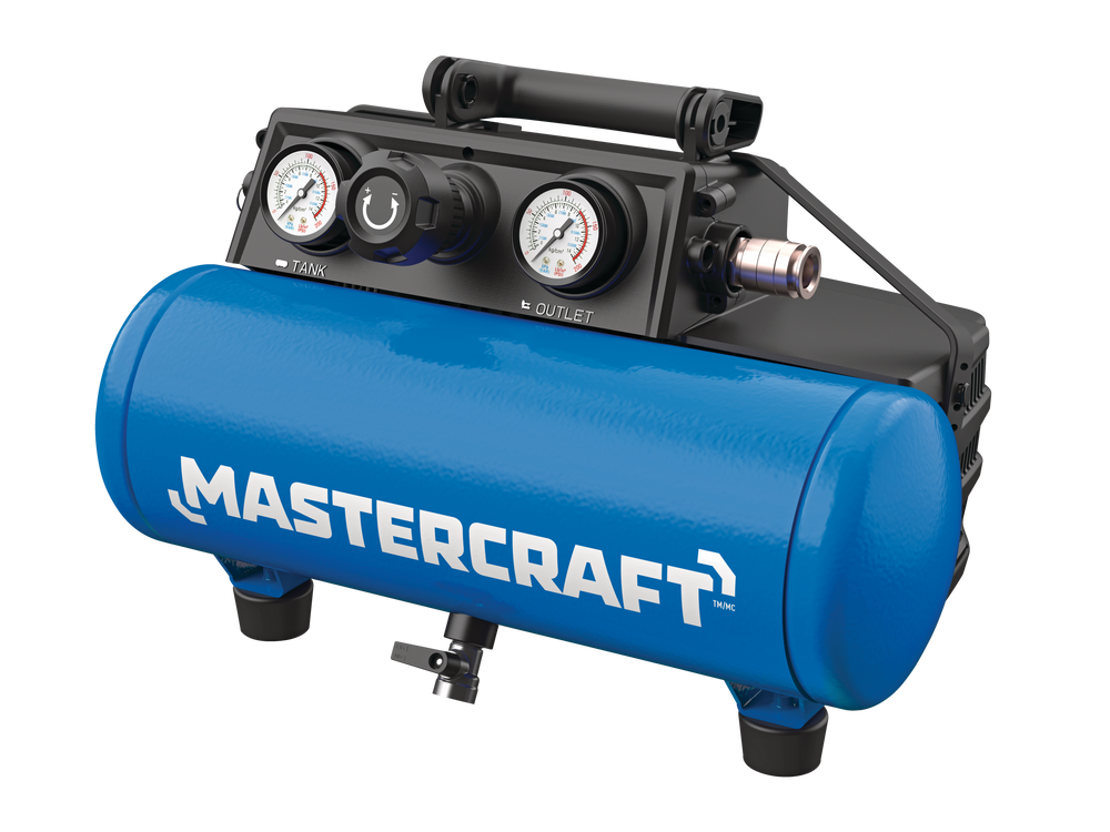 Mastercraft 20V Cordless 1-Gallon Air Compressor, Tool Only, PWR POD Compatible