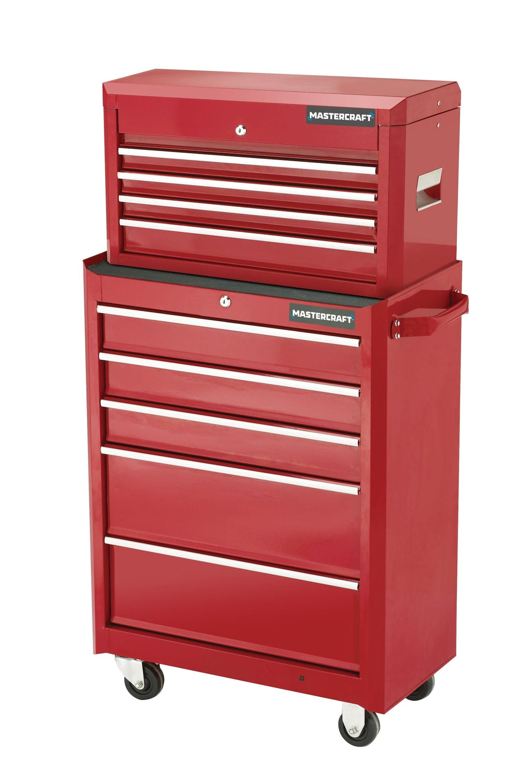 Mastercraft Tool Chest with 4 Drawers, Deep Red, 24-in