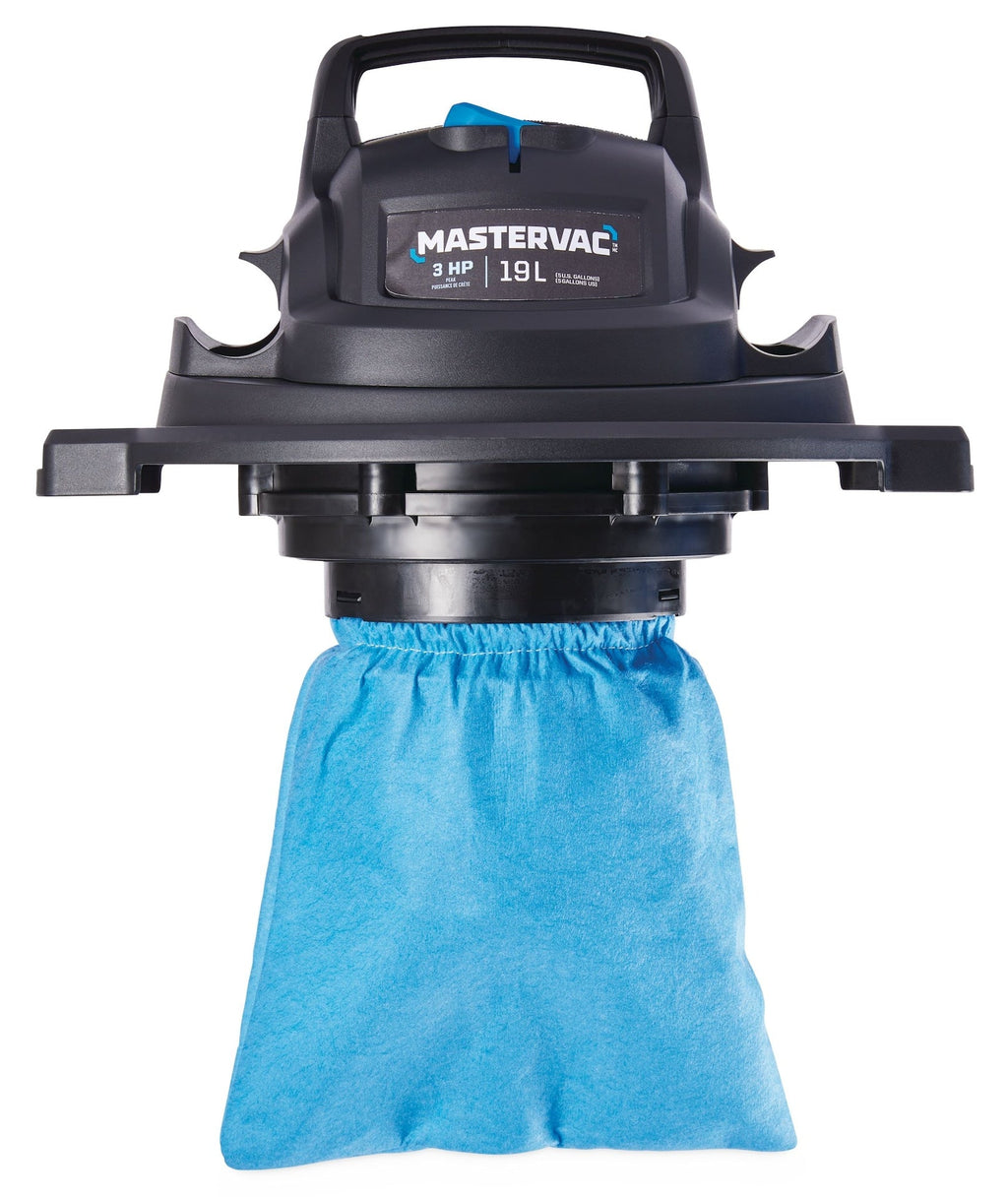 Mastervac VOC507P 4.0 Peak HP Wet/Dry Shop Vacuum with Hose & Accessories, 18.9-L