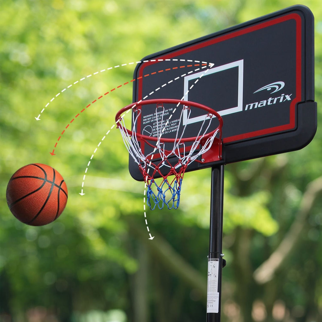 Matrix Classical Portable Adjustable Basketball System, 44-in
