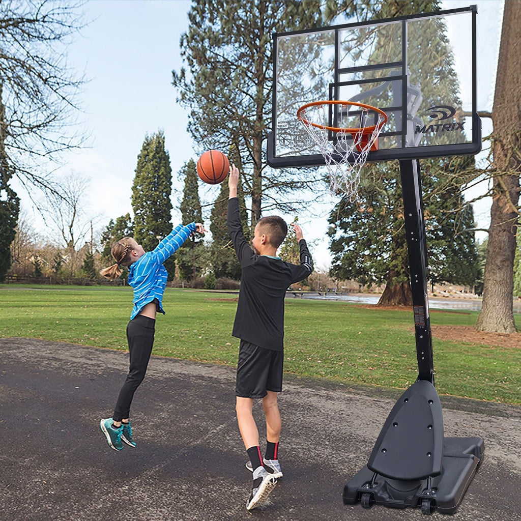 MATRIX Portable Adjustable Basketball System, 54-in