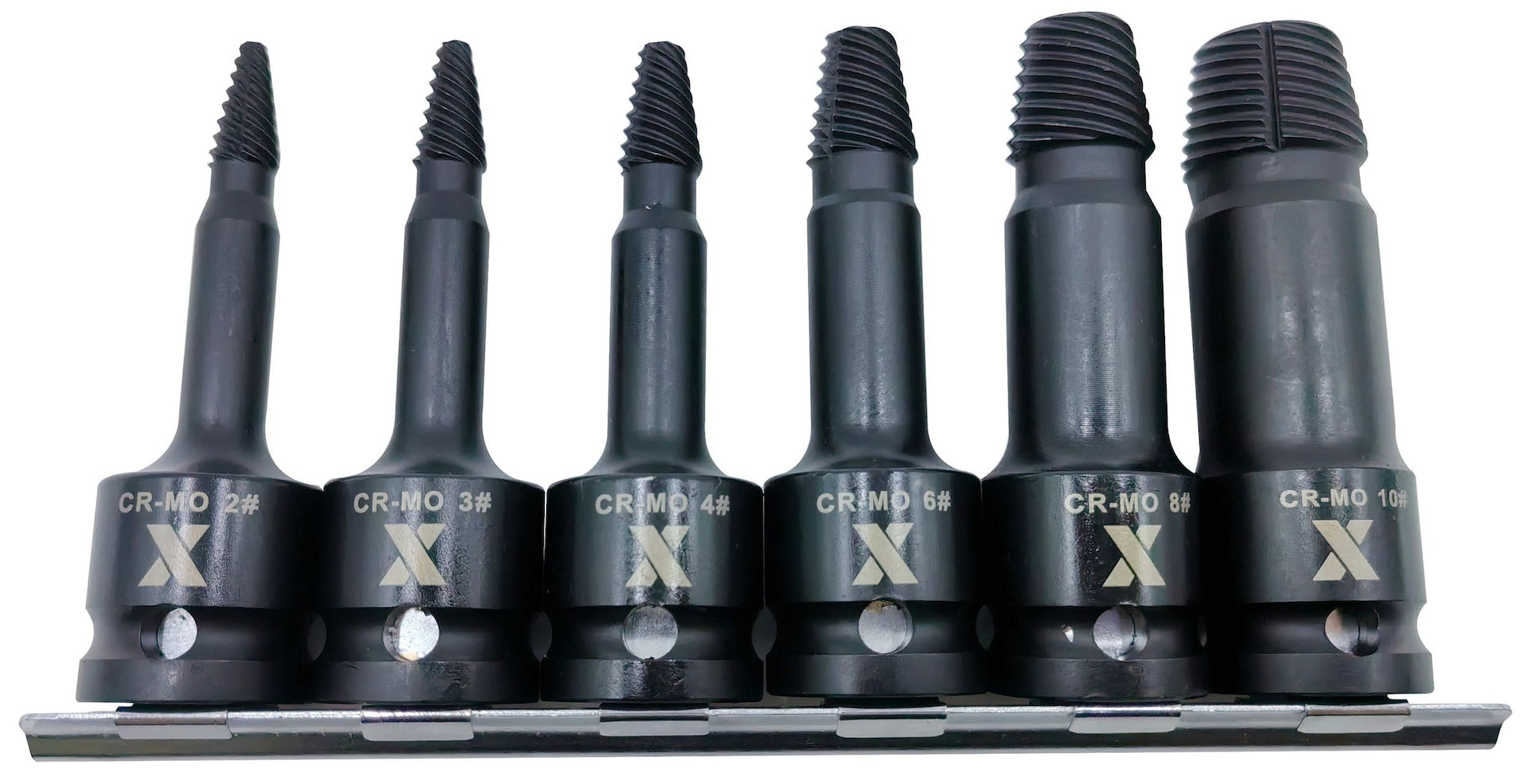 MAXIMUM 6 Piece 1/2" Drive Impact Screw Extractor Rail