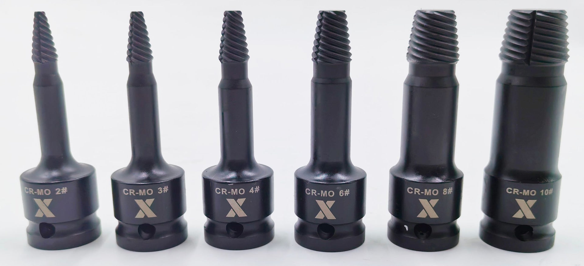 MAXIMUM 6 Piece 1/2" Drive Impact Screw Extractor Rail