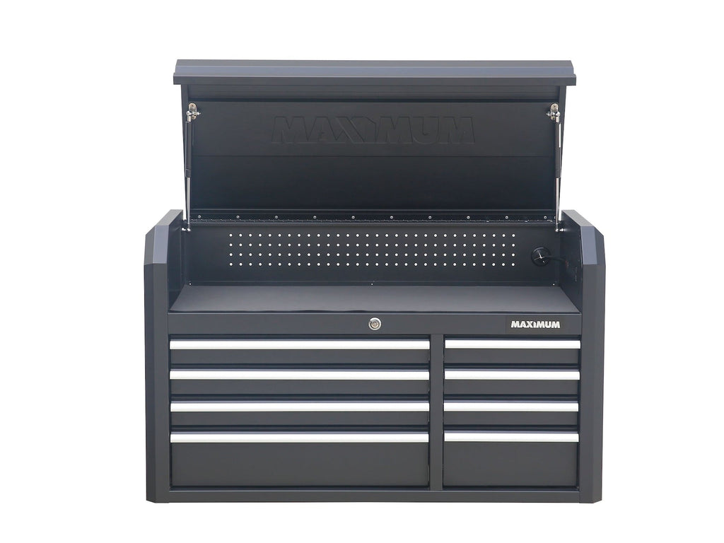 MAXIMUM Tool Chest with Integrated Power Strip, 43-in