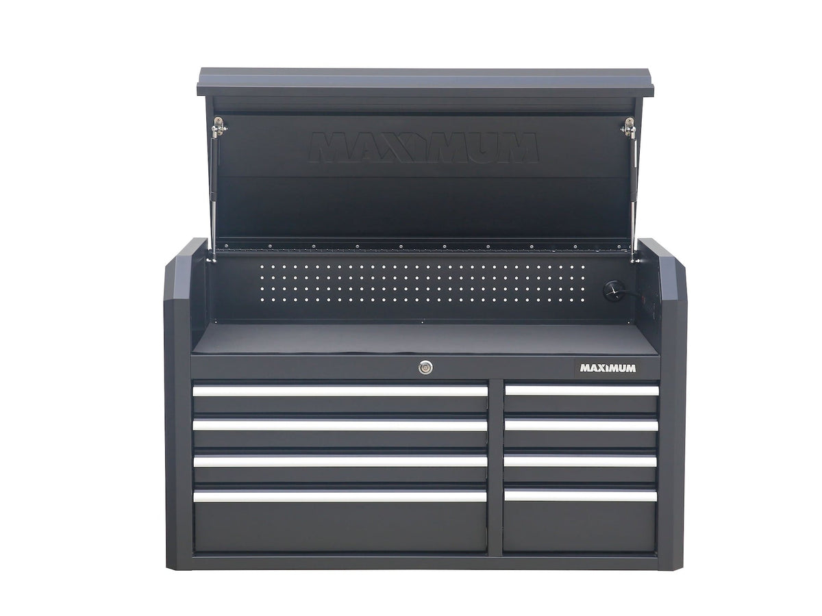 MAXIMUM Tool Chest with Integrated Power Strip, 43-in