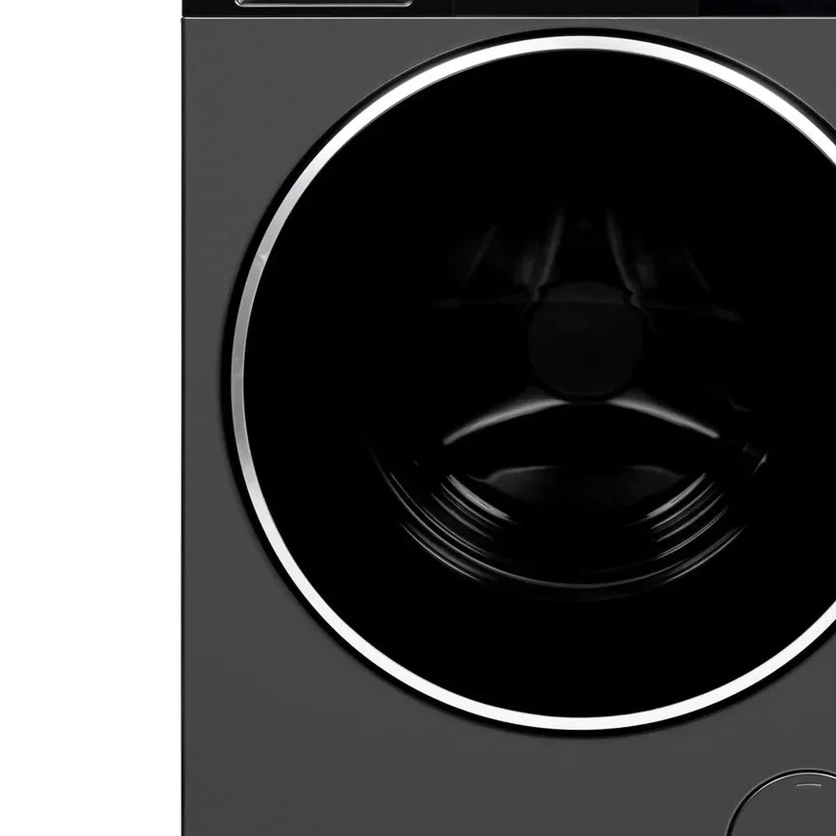 Midea 3.1 cu ft. Graphite Steel Front Load Washer with Quick Wash Option