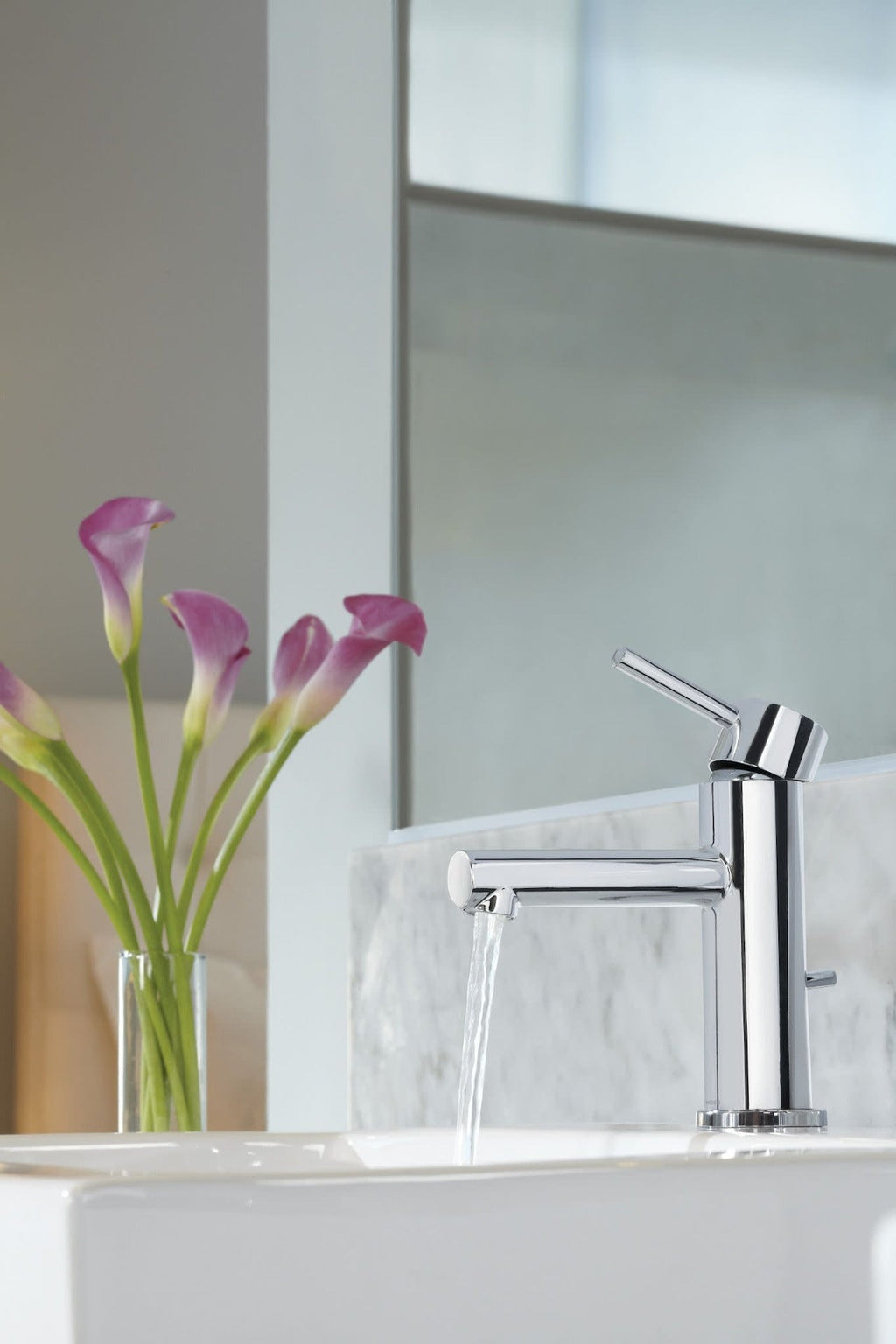 Moen Align Single Handle High Arc Single Hole Bathroom Sink Faucet, Chrome