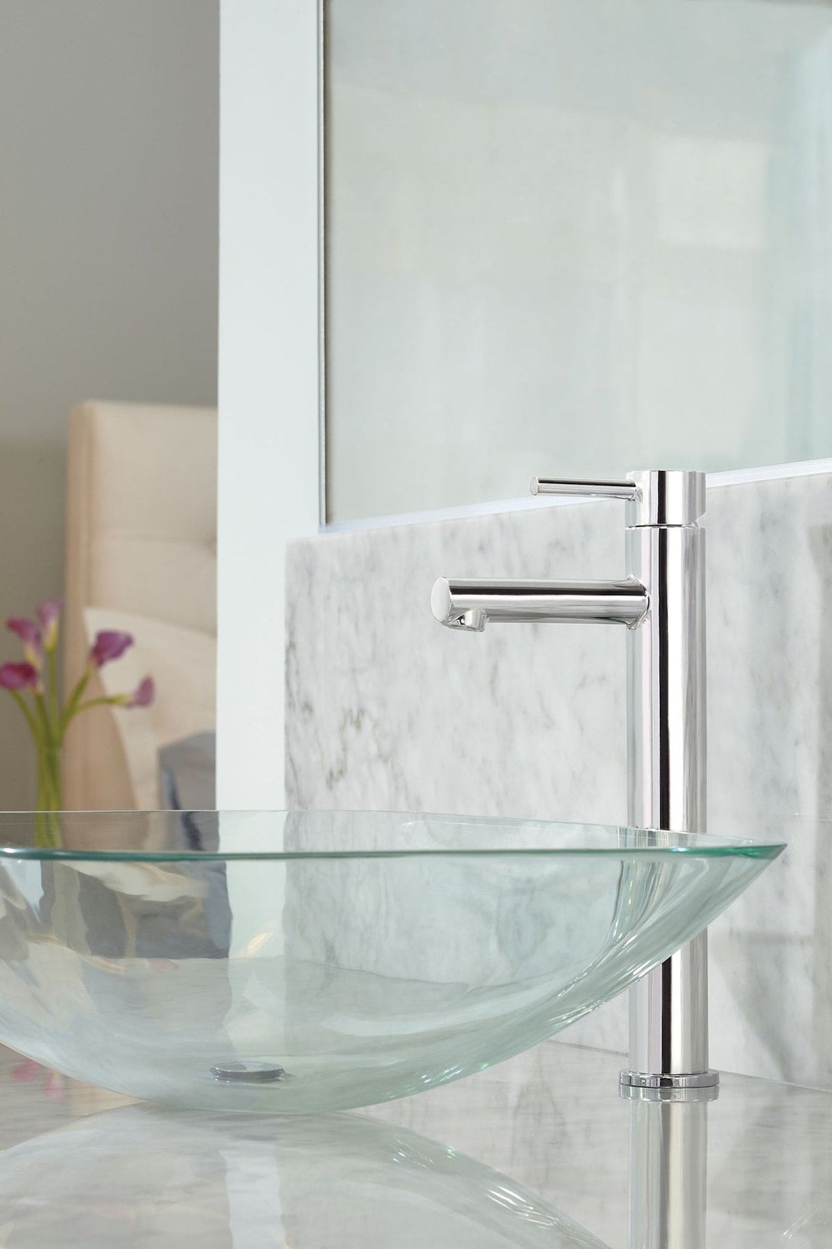 Moen Align Single Handle High Arc Vessel Single Hole Bathroom Sink Faucet, WaterSense Certified, Chrome