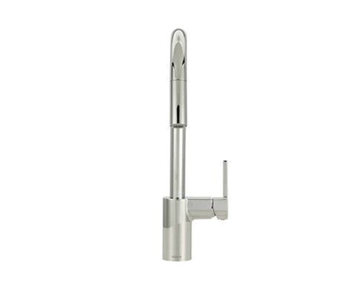 Moen Align Single Handle Modern Pull Down Sprayer Kitchen Faucet with Reflex & Power Clean, Chrome