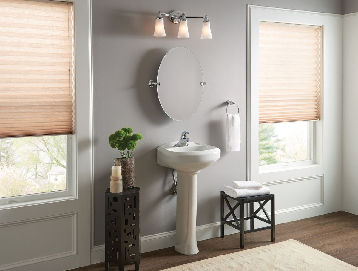 Moen EVA 3-Light Vanity Lighting Fixture, Chrome