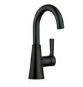 Moen Mikah Single Handle Bathroom Faucet, Matte Black