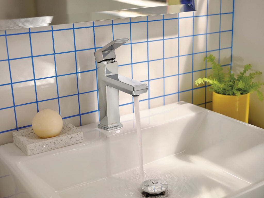 Moen Neese Single Handle Bathroom Faucet, Chrome