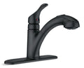 Moen Renzo Single-Handle Pull-Out Kitchen Faucet, Matte Black